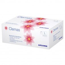 Перчатки смотровые APEXMED Tulipa нитрил L синий 50 пар/упак
