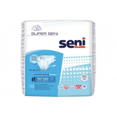 Подгузники для взрослых Super Seni large (обхват 100-150 см) 10 шт